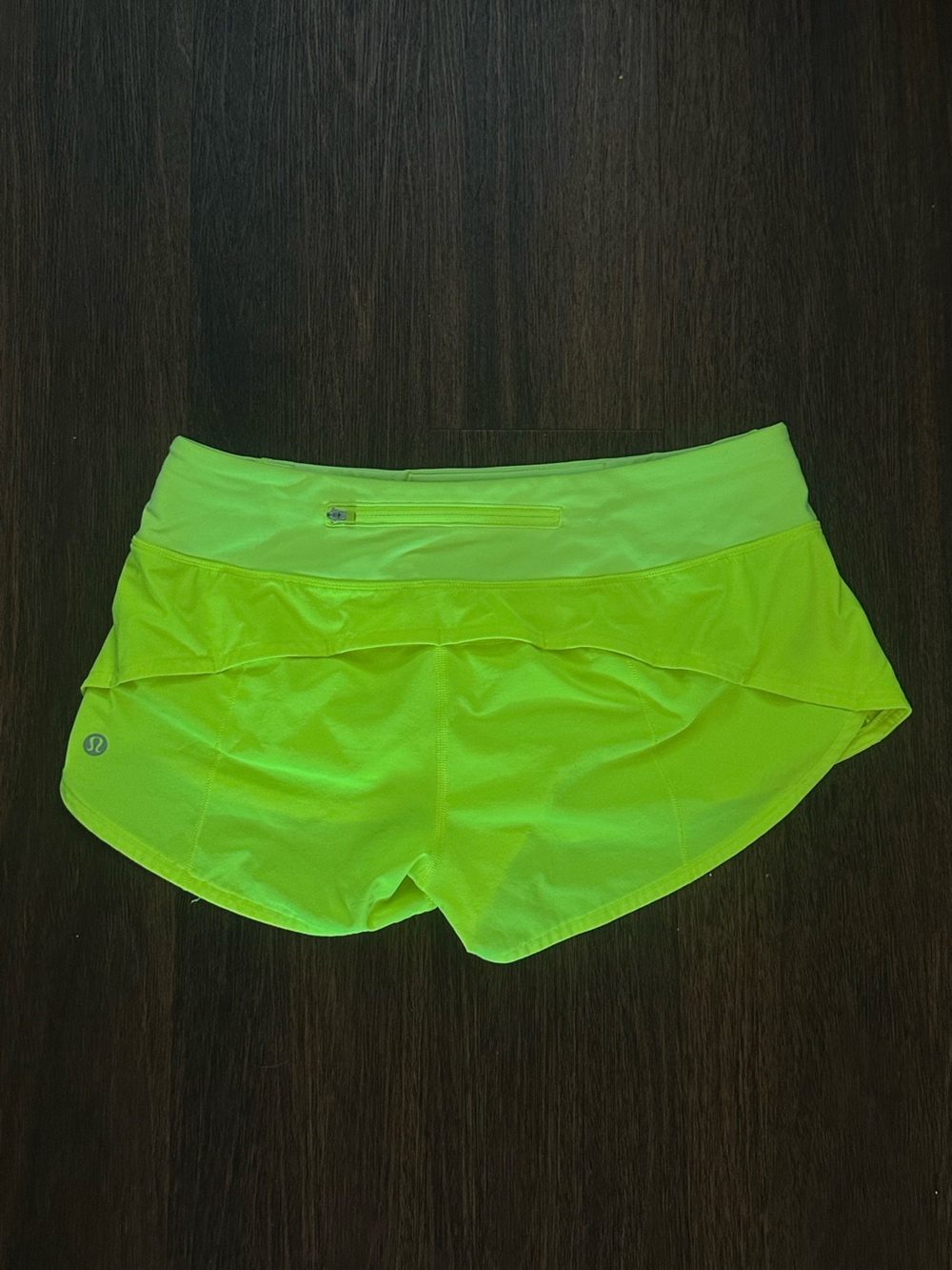 lululemon athletica Neon Yellow-Green Athletic Shorts